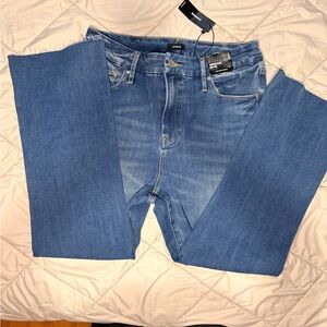 Express Women's Blue Ankle Jeans